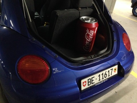 Coke in the trunk